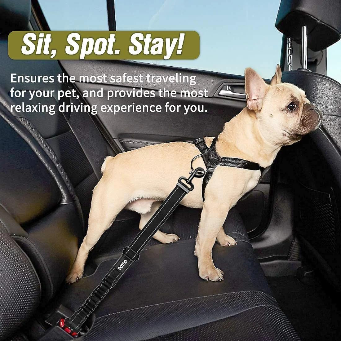 Dog Seat Belt,New 2-In-1 Multi-Functional Dog Car Seatbelts