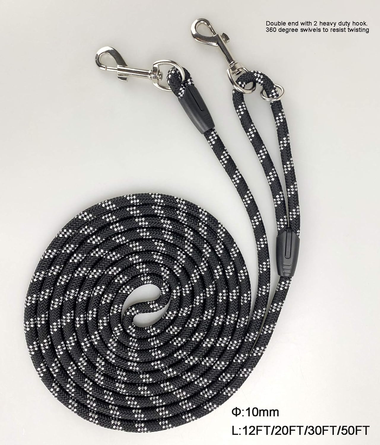 Long Rope Dog Leash for Dog Training 12FT 20FT 30FT 50FT