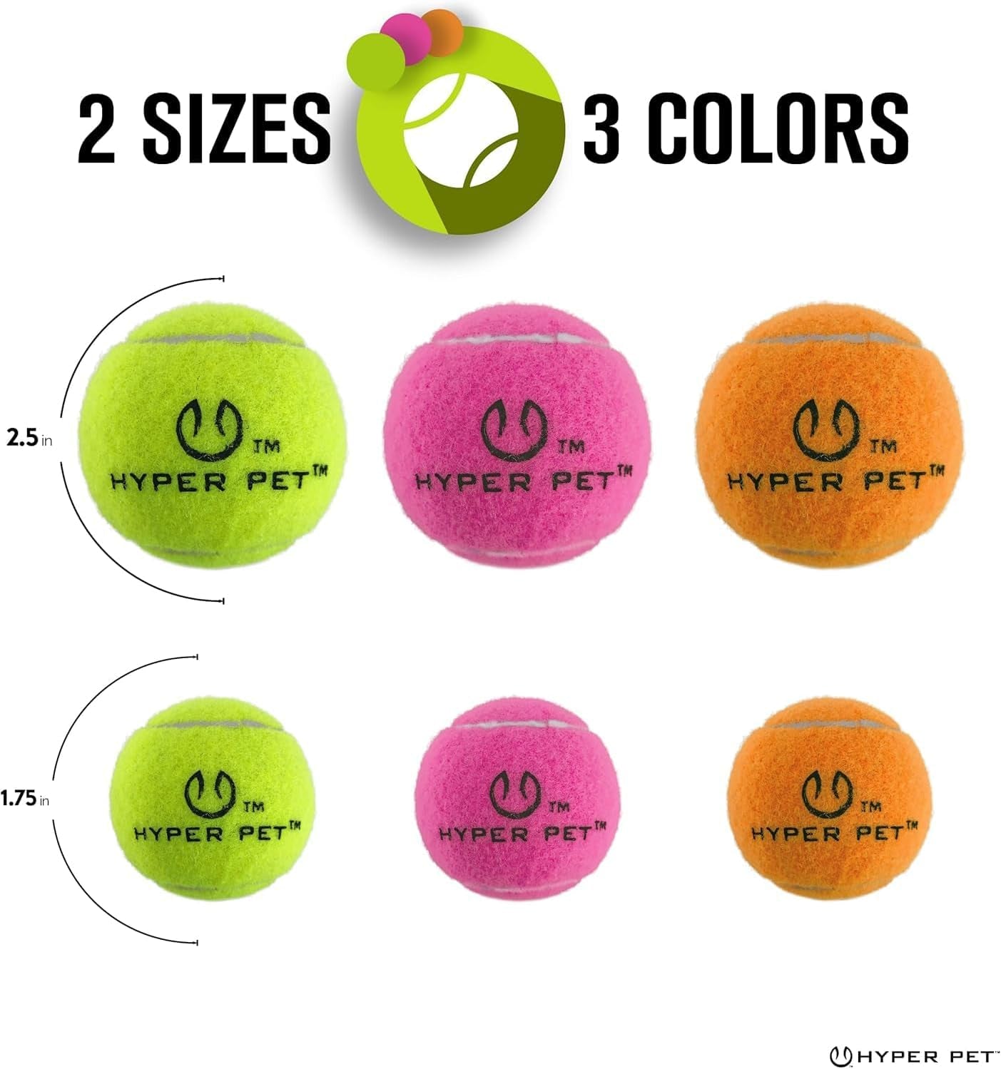 Hyper Pet MINI Tennis Balls for Dogs