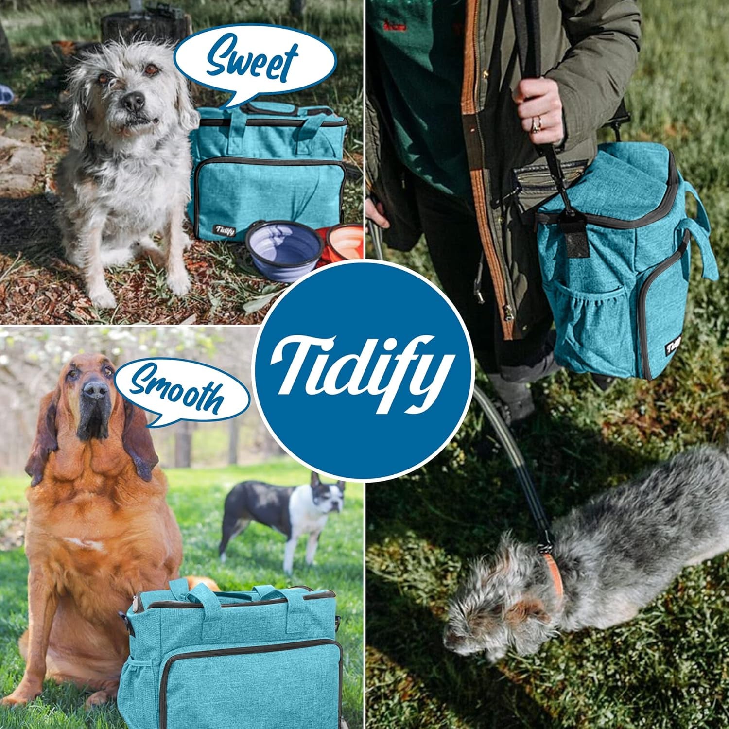 Dog Travel Bag Airline Approved Travel Set for Dog and Cat