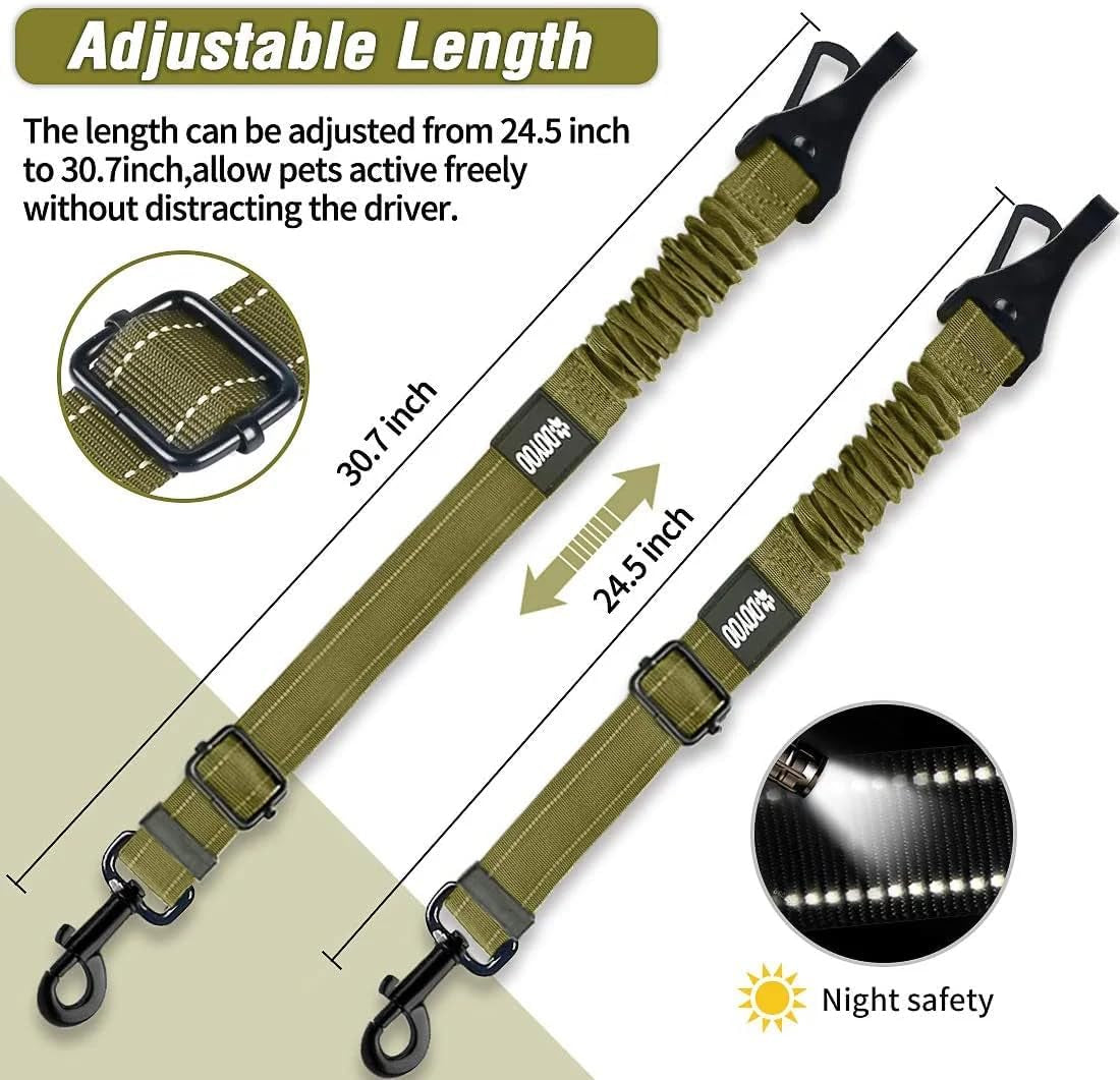 Dog Seat Belt,New 2-In-1 Multi-Functional Dog Car Seatbelts