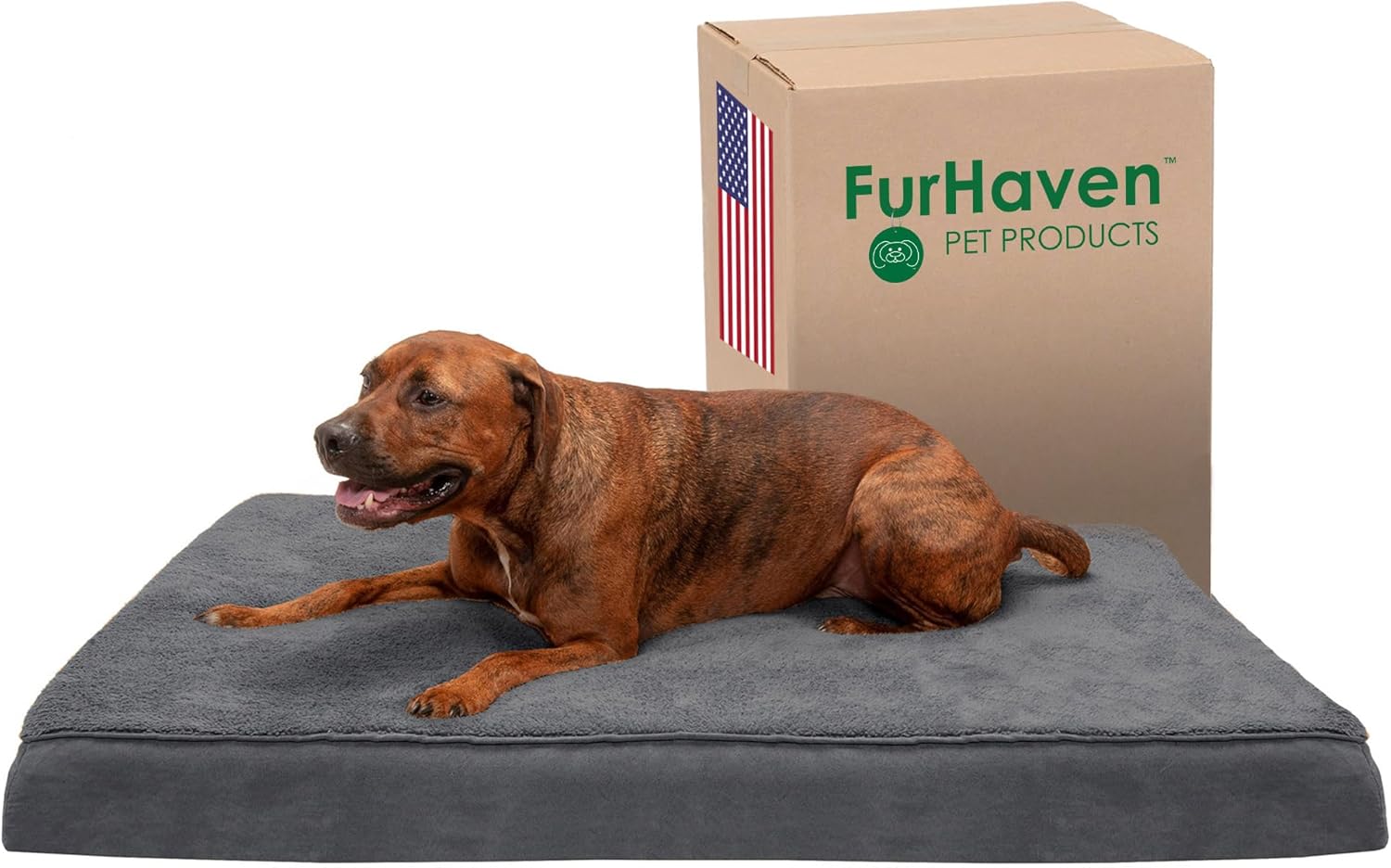 Furhaven Cooling Gel Dog Bed for Medium/Small Dogs
