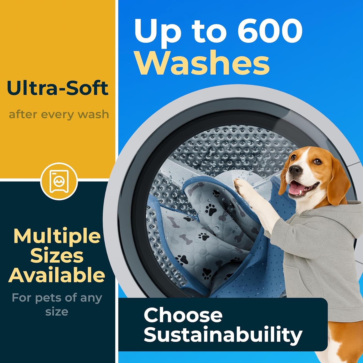 GREEN LIFESTYLE Washable Pee Pads for Dogs