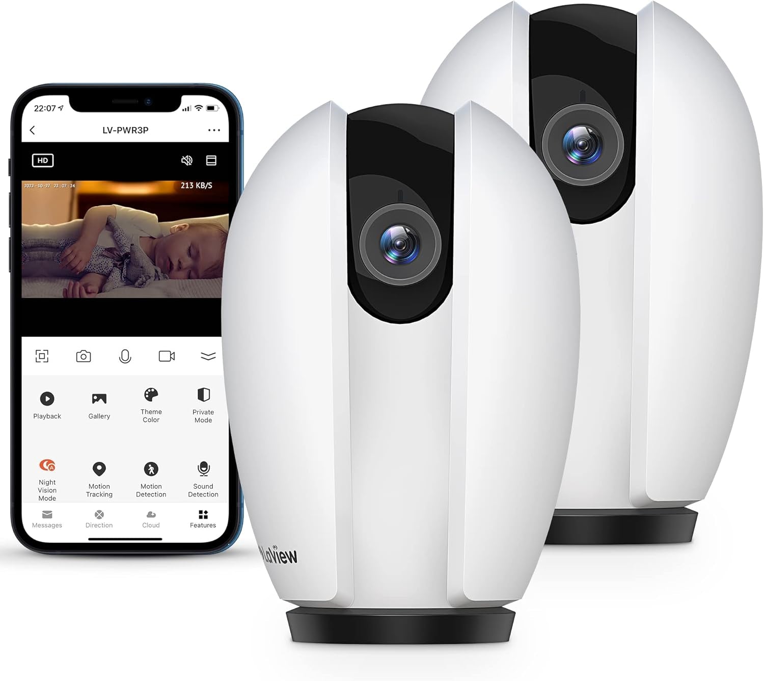 Home Security Camera System with Motion Detection