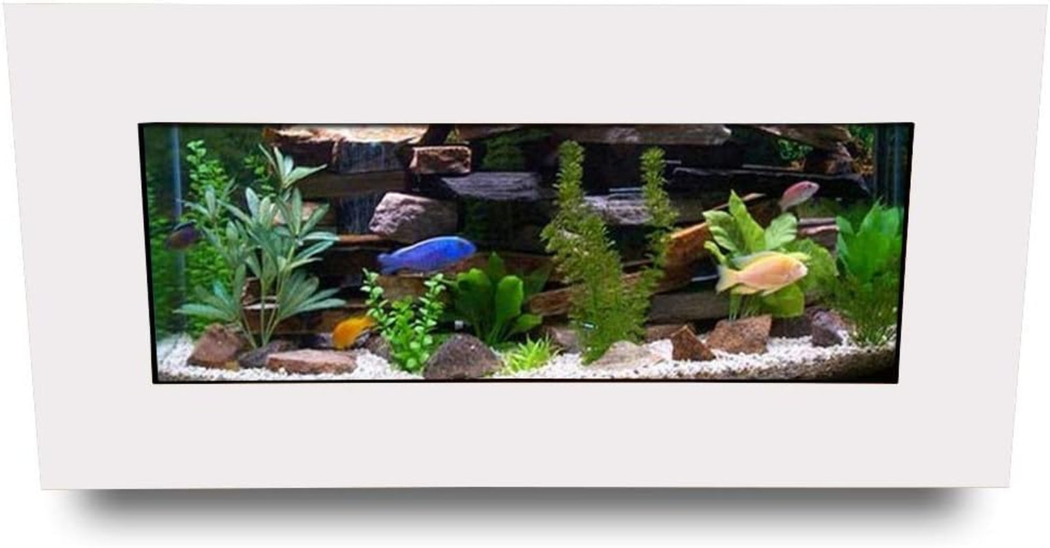 Aa-Skyline-Bsilver 2.0 Wall Mounted Aquarium, Brushed Silver