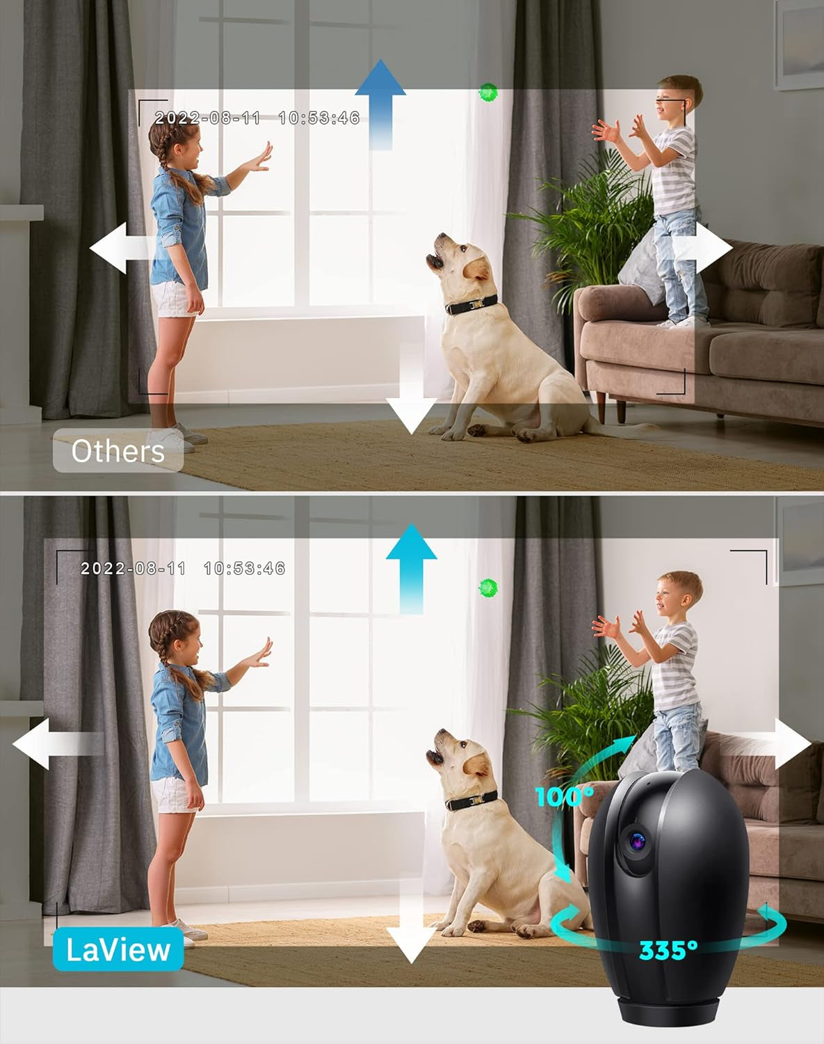 Home Security Camera System with Motion Detection