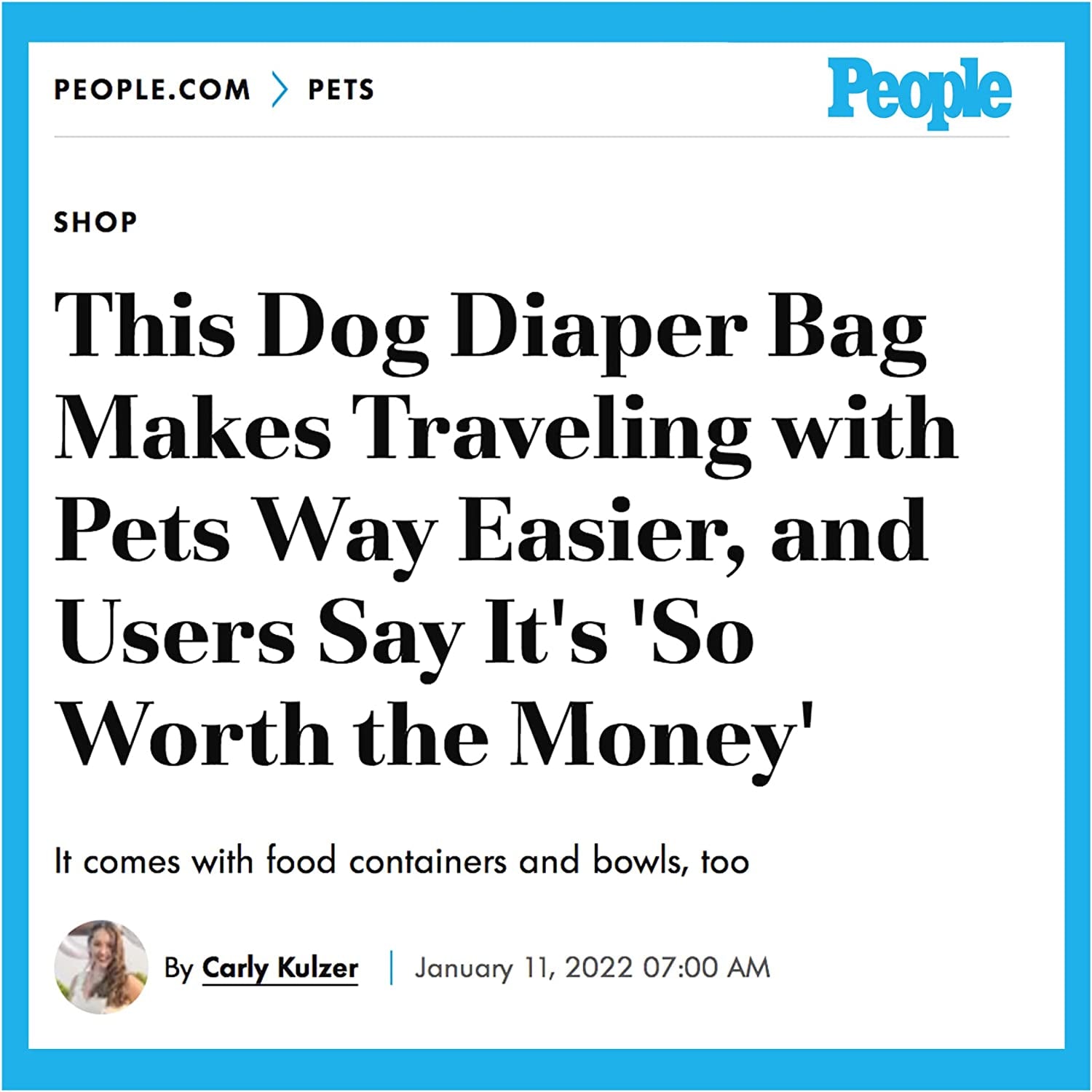Dog Travel Bag Airline Approved Travel Set for Dog and Cat
