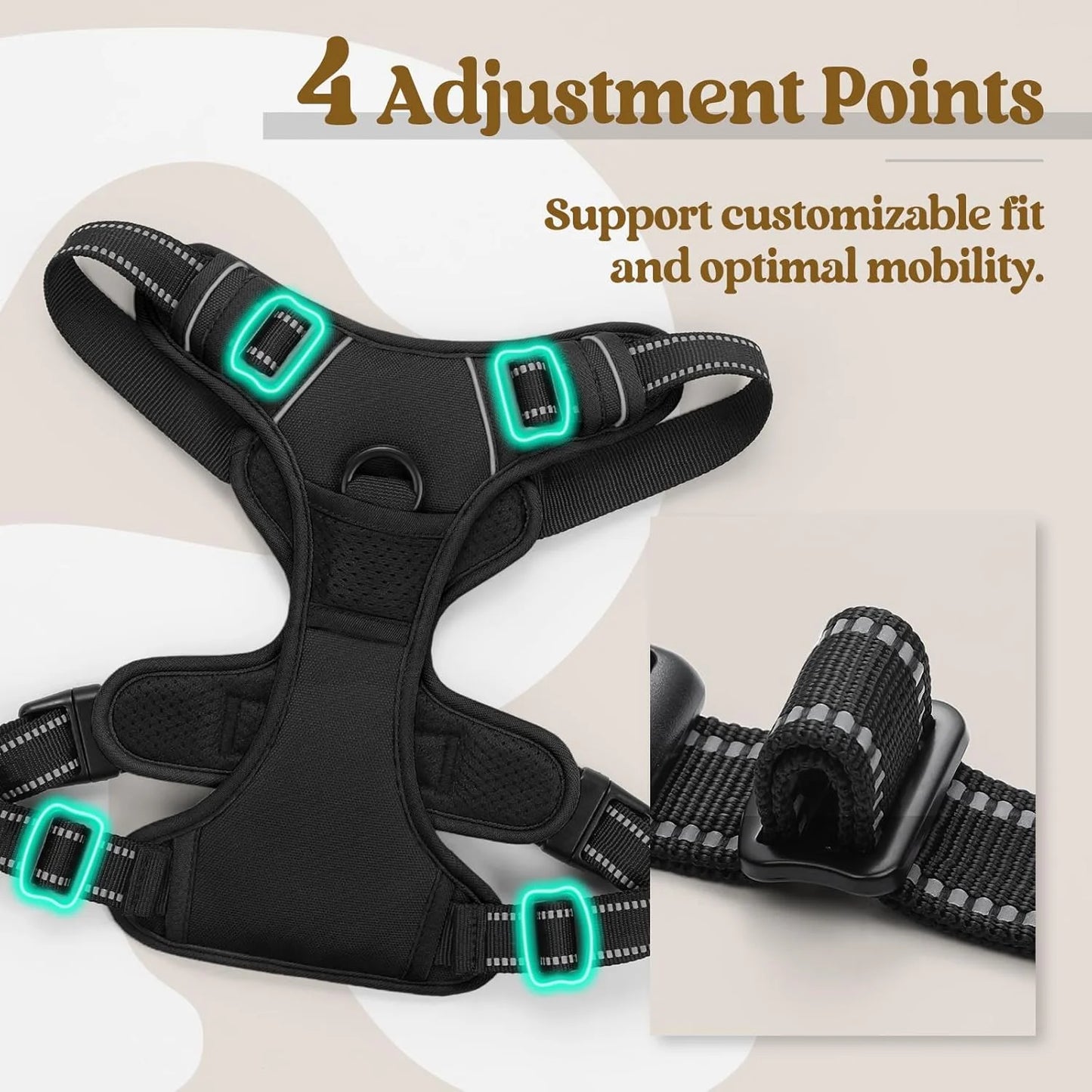 Dog Adjustable Harness