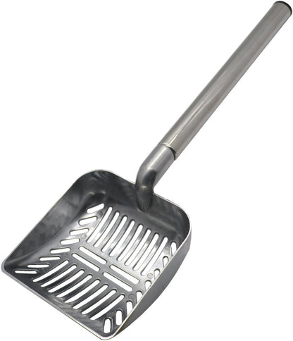 TOYPOPOR Stainless Steel Cat Litter Scoop 23 Inches 