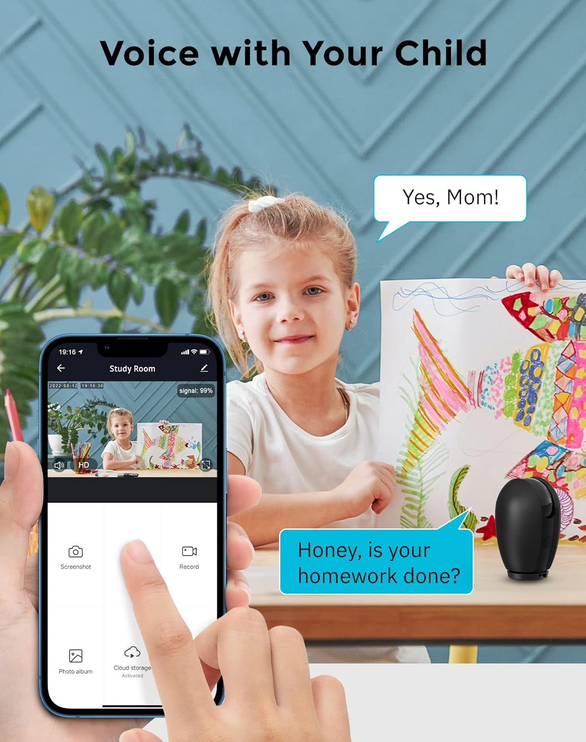 Home Security Camera System with Motion Detection