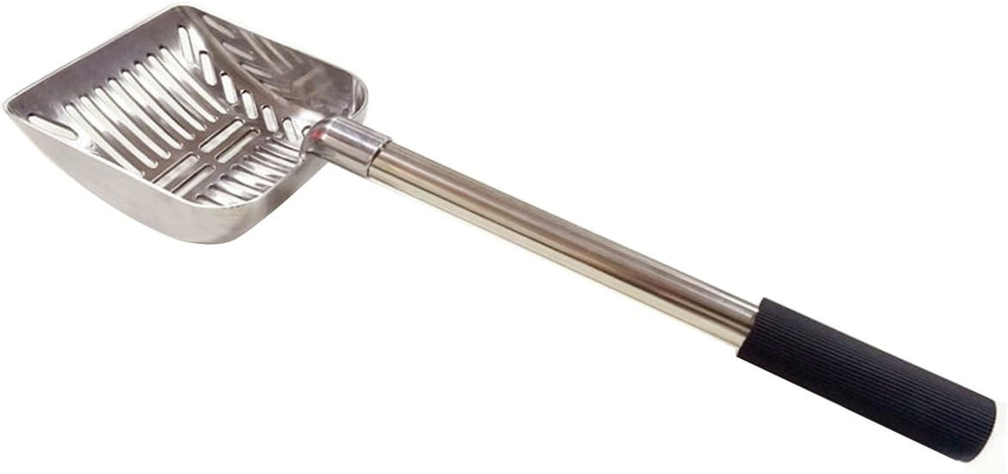 TOYPOPOR Stainless Steel Cat Litter Scoop 23 Inches 