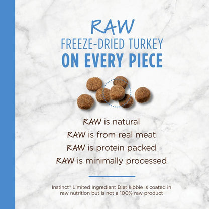 Instinct Limited Ingredient Diet, Natural Dry Dog Food, Grain Free Recipe - Real Turkey, 22 Lb. Bag