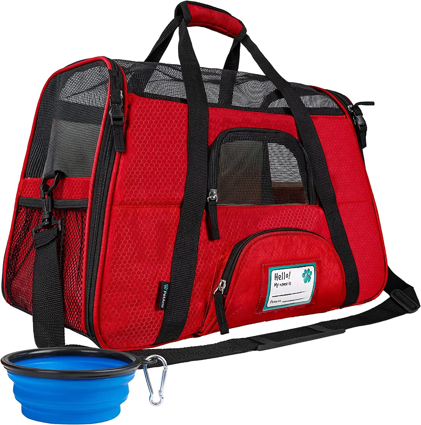Petami Airline Approved Pet Carrier for Cat, Soft Sided Dog Carrier for Small Dog